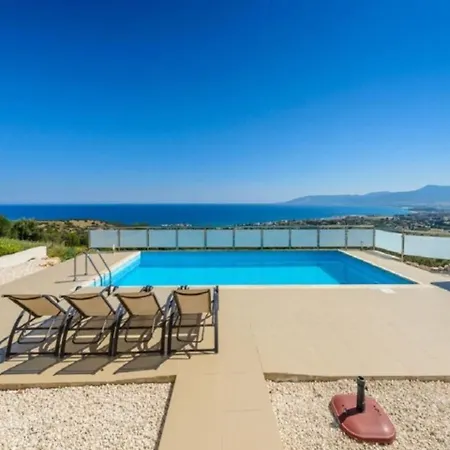 Enjoy A Holiday Of A Lifetime Renting Your Own 5 Star Private In At The Best Rate, 1321 Villa Neo Chorio